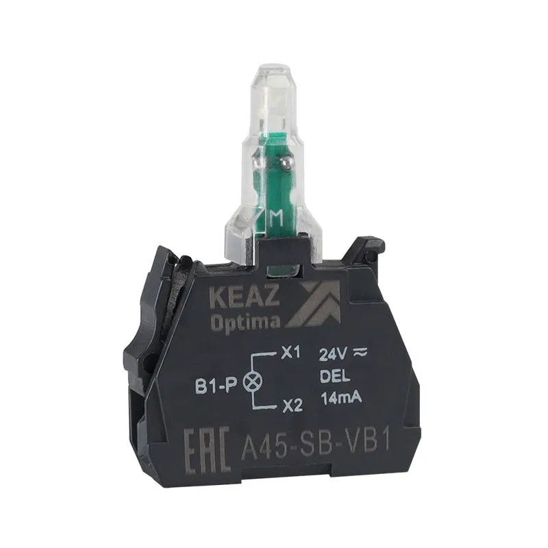 Блок световой OptiSignal D22 A45-SB-VB3 зел. 24 В AC/DC с защитой от наводок ZBVB3 КЭАЗ 362245