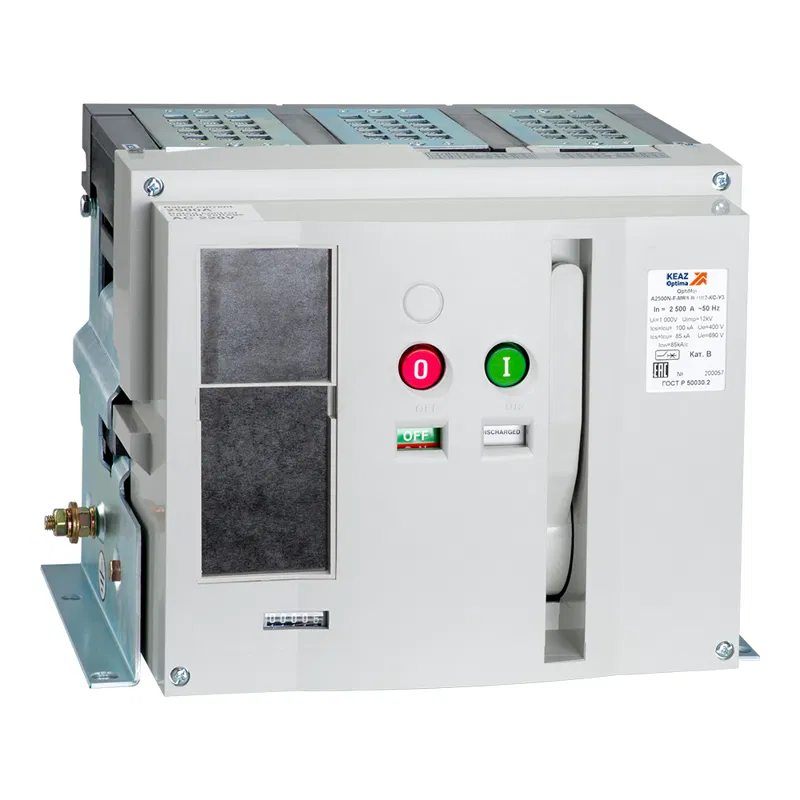Circuit breaker 4P 2000A adjustable range 1000...2000A 85kA OptiMat A 2000 S2 4P 85 F MR0 BH C0000 M0 P04 S1 03 КЭАЗ 363494