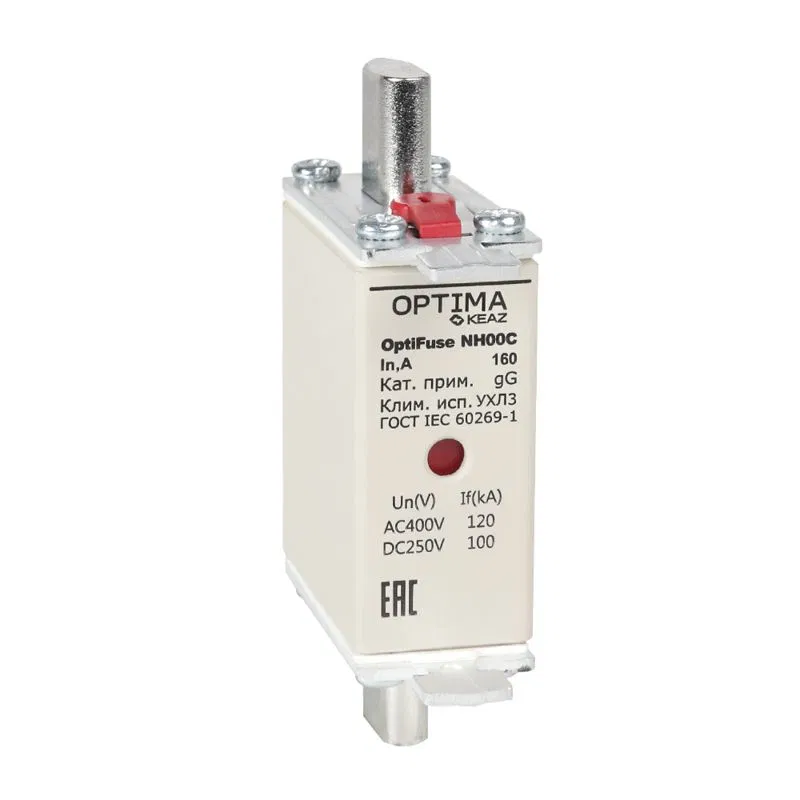 Вставка плавкая OptiFuse NH00C-160-gG-УХЛ3 КЭАЗ 374920