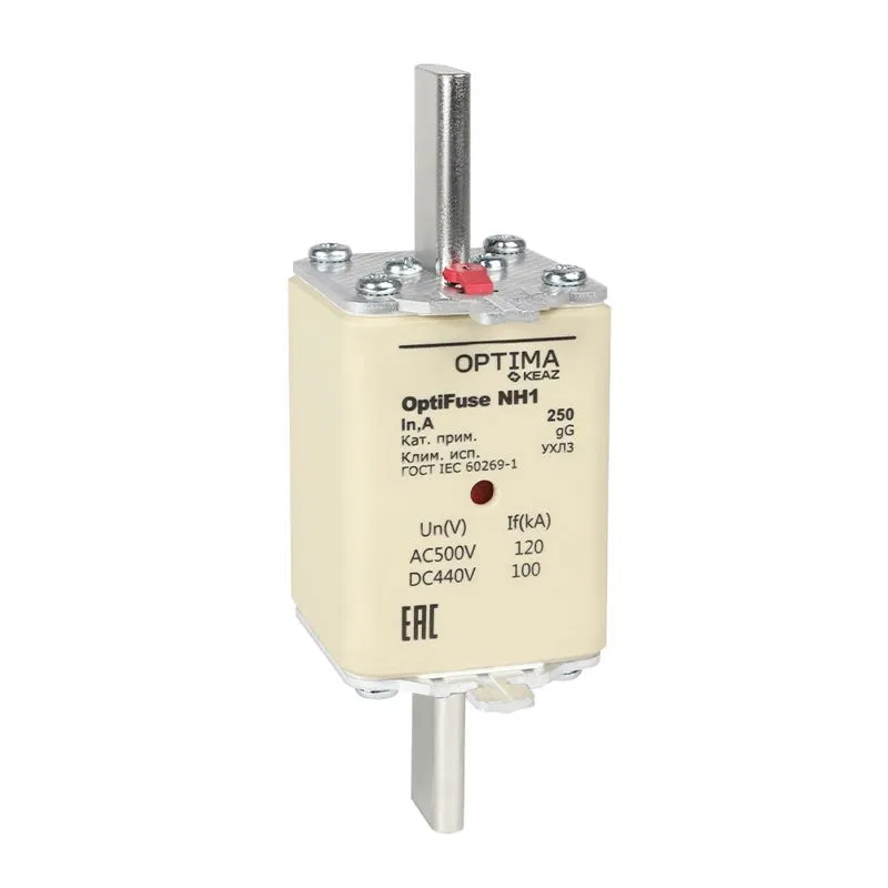 Вставка плавкая OptiFuse NH1-160-gG-УХЛ3 КЭАЗ 374944