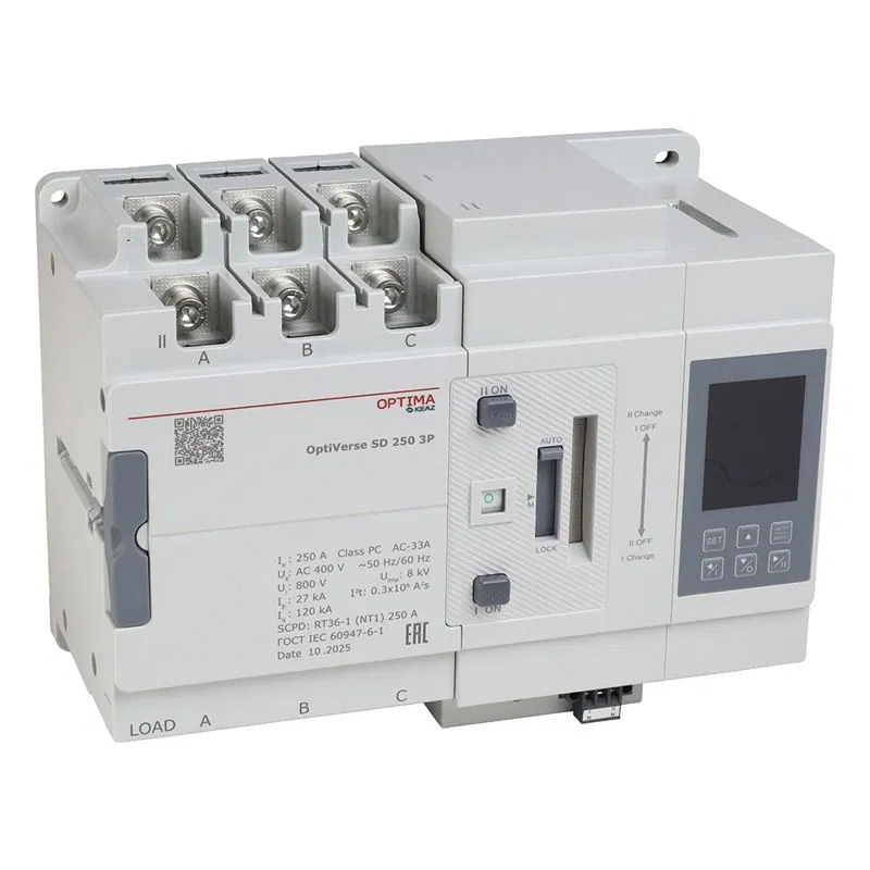 Устройство автоматического ввода резерва OptiVerse SD 250 3P КЭАЗ 389110