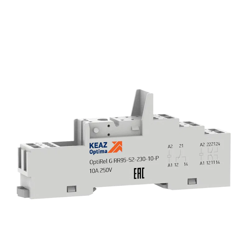 Розетка для реле OptiRel G RR95-52-230-10-P| 281175 | КЭАЗ КЭАЗ (Курский электроаппаратный завод)