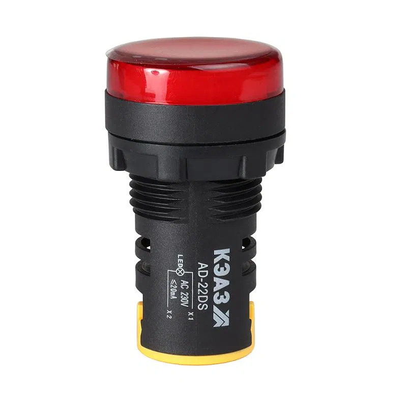 Лампа AD22DS(LED) матрица D22мм красный 24В AC/DC | 303939 | КЭАЗ КЭАЗ (Курский электроаппаратный завод)