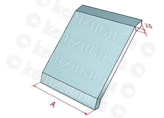 Corner cover for 90-degree downward route turn 1.2mm steel KLs 50 tsUT1.5 hot-dip galvanized KEMZ 118 051104 19