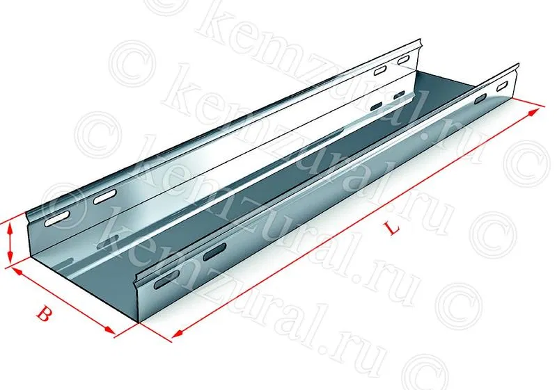 Лоток листовой неперфорир. 200х65 L2000 1.5мм ЛМГЗ УТ2.5 КЭМЗ 237 203323 15