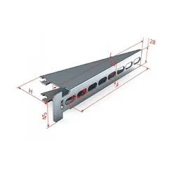 Cable tray K1161 L265 2mm UT1.5 KEMZ 461 455106 14