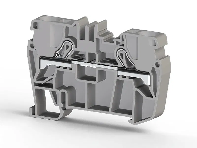Spring terminal block (Push in) 6mm² grey PYK6 Klemsan 307129