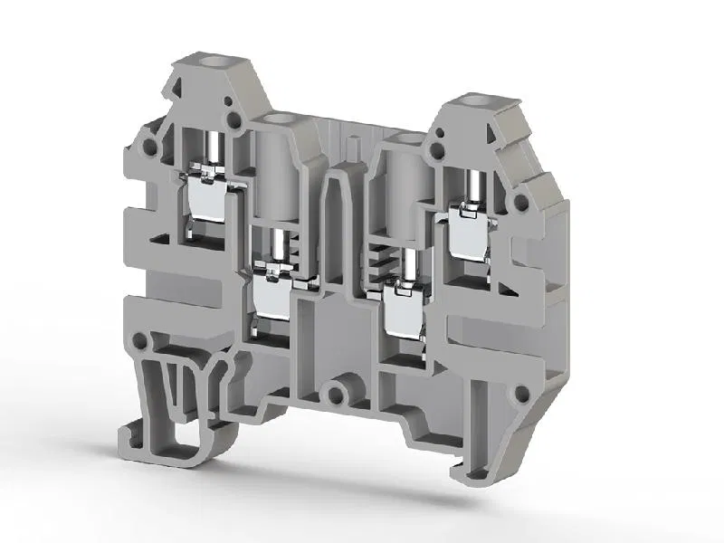 4孔断路端子带断开区 2.5mm² AVK 2.5 CF Klemsan 324919