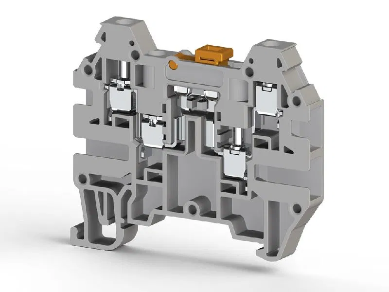 4-pole terminal block with disconnector 2.5mm2 ser. AVK 2.5 CCA Klemsan 324939