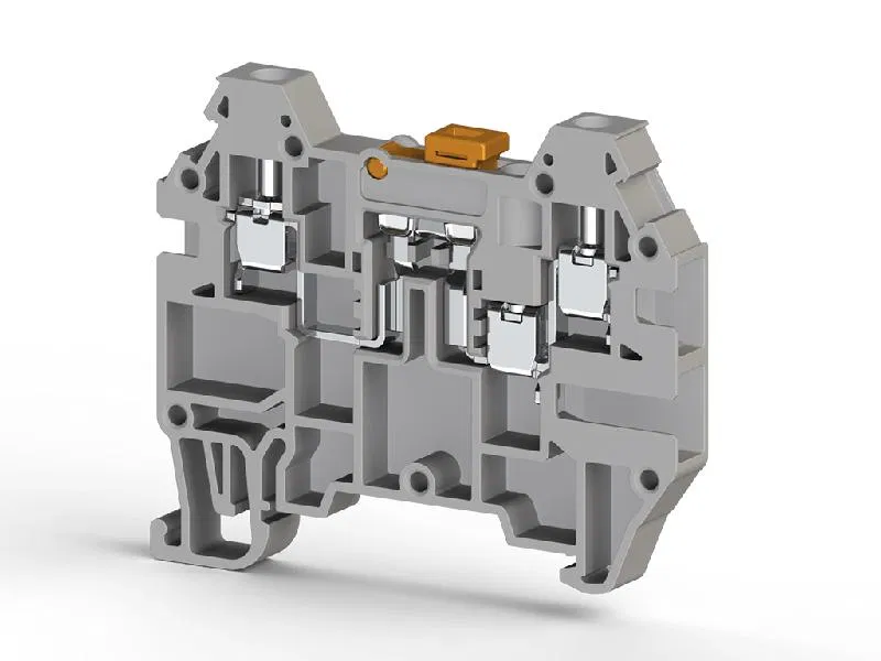 3-way terminal block with disconnector 2.5mm2 ser. AVK 2.5 EA Klemsan 324949