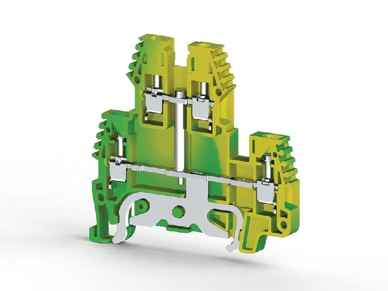2-tier terminal block with internal jumper with ground connection 2.5mm² (ground) PIK 2.5NT Klemsan 336560