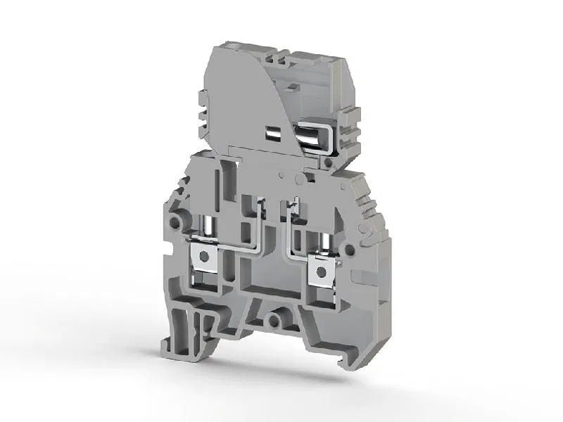 DIN导轨式断路型接线端子 (可拆卸插卡) 4mm² ASK 3FB Klemsan 362009