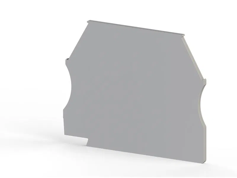 End segment for AVK(2.5-10)/ AVK RD (2.5-4) terminal blocks ser. NPP 2.5-10 Klemsan 444120