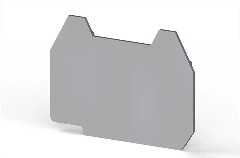 End segment for AVK 2.5 CC terminal blocks, NPP series, AVK2.5CC Klemsan 444139