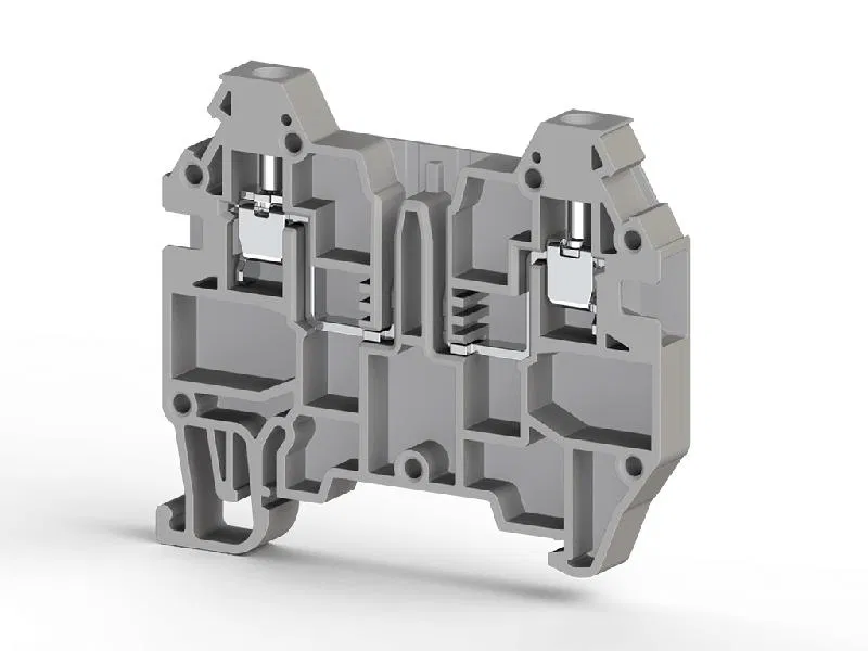 Клеммник с возможностью установки картриджа 2.5кв.мм сер. AVK 2.5F Klemsan 324929