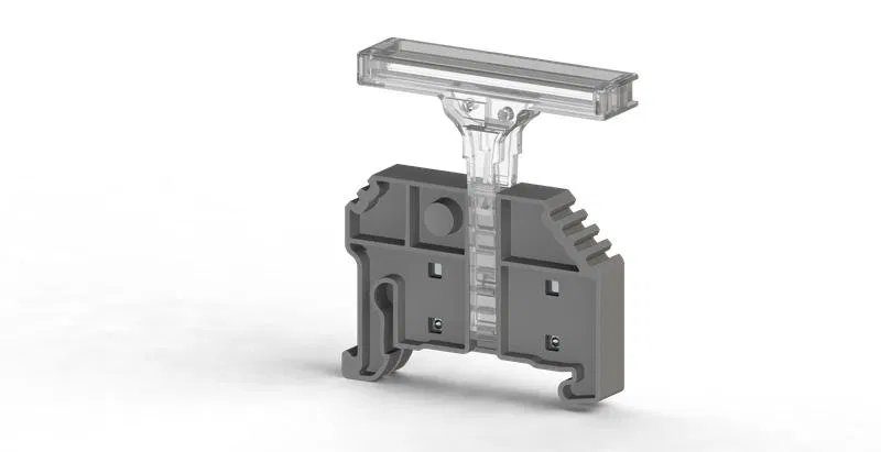 Маркировка клеммных групп ME 1-2 на KD4 /KD6/ KD6A прозр. (уп.25шт) Klemsan 49613A