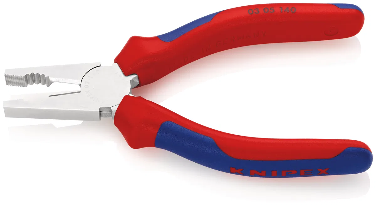 Плоскогубцы комбинированные L-140мм хром. Knipex KN-0305140