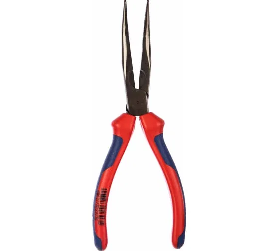 Long-nose pliers with cutting edges semi-round jaws 40deg. L-200mm Knipex KN-2622200