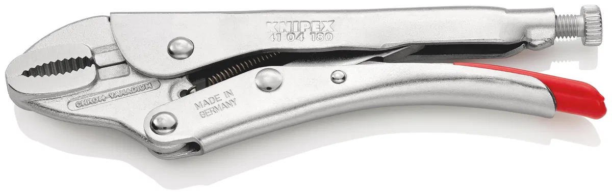 Locking hand clamp for heavy-duty use L-180mm galvanized Knipex KN-4104180