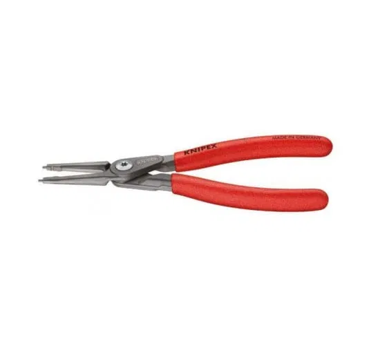 Precision pliers with pressed tips for internal retaining rings, straight jaws L-225mm Cr-V Knipex KN-4811J3