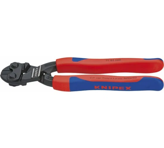 Compact bolt cutter L-200mm black Knipex KN-7102200