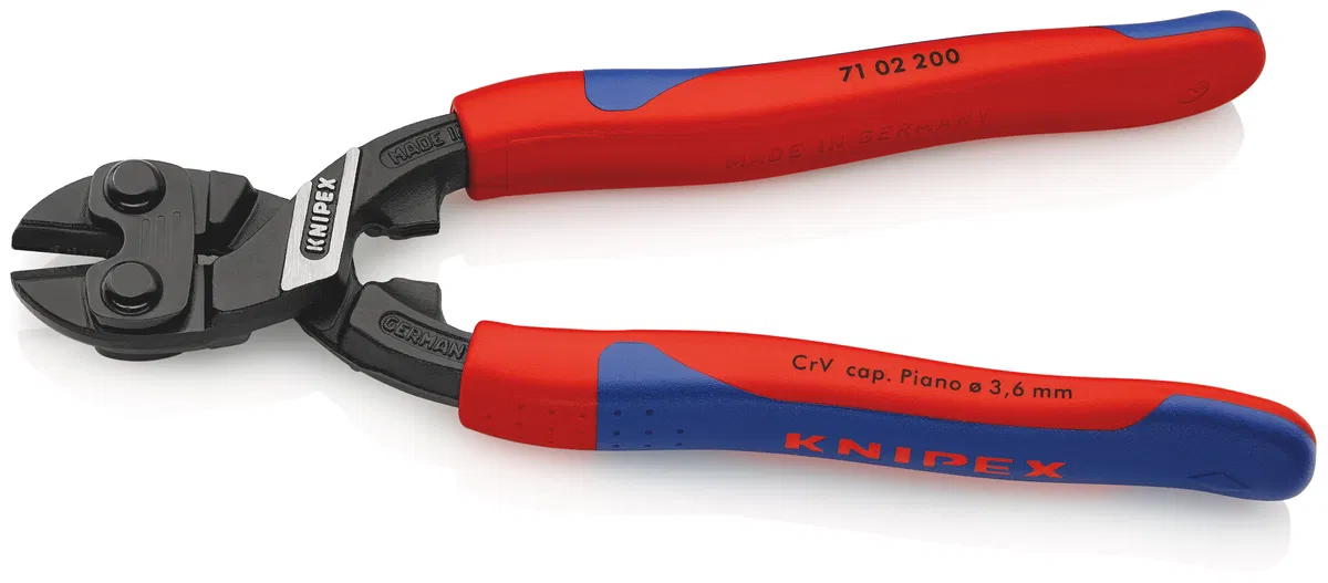 Болторез компактный L-200мм черн. Knipex KN-7102200SB