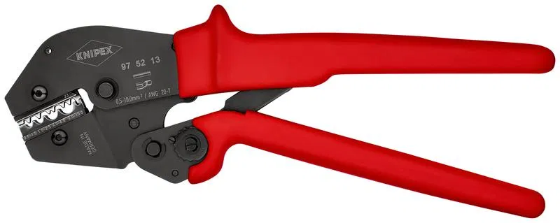 用于 DIN 46234 标准无绝缘管状端子的压接钳 Knipex KN-975213