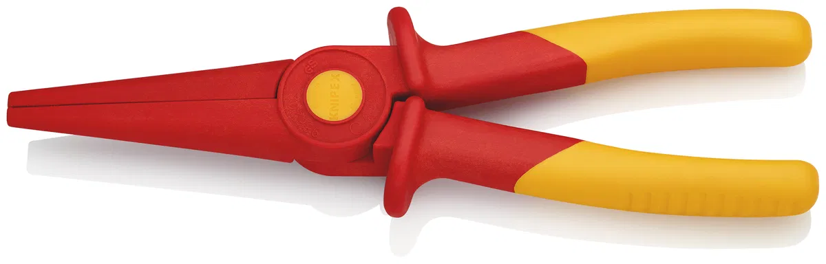 玻璃纤维增强塑料绝缘平嘴钳 VDE 1000V，适用范围至 -40°C，L220mm Knipex KN-986202