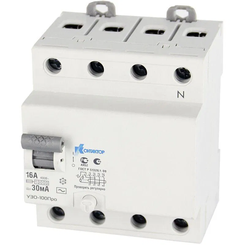 剩余电流保护器 UZO-100 4P 40A Idn-100mA type AC KONTAKTOR 7000563