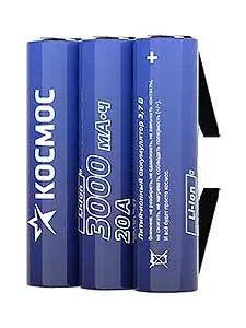 Li-ion 18650 3000mAh 无保护焊脚电池 (3个/包) KOC18650Li30PAS3