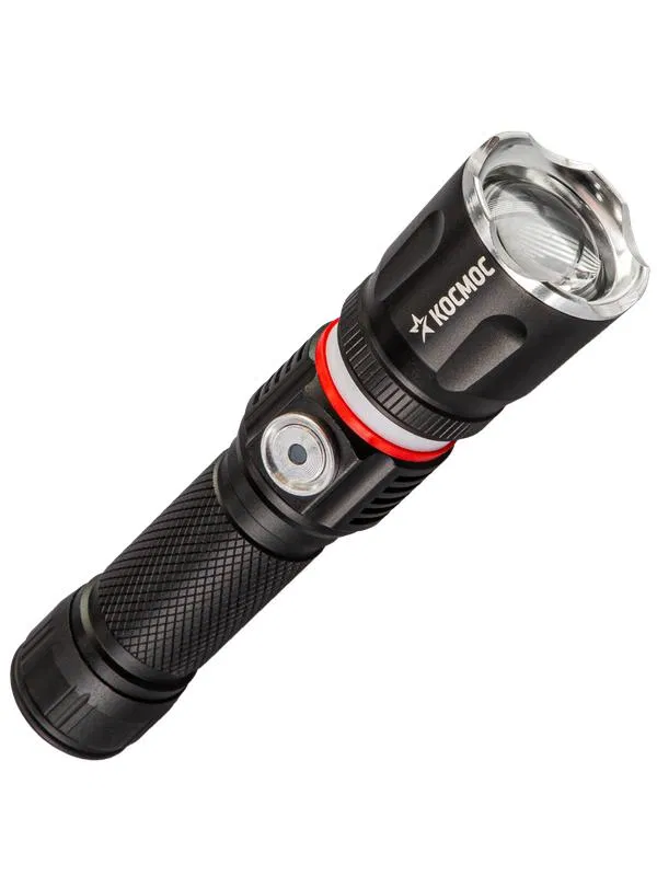 手持充电式手电筒 4W T6LED/Li-ion18650 1200mAh 铝制 КОСМОС (KOC811Lit)