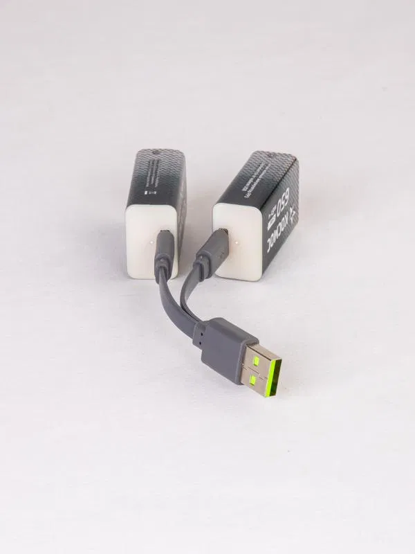Аккумулятор крона Li-ion 9В 650мВт.ч (уп.2шт) КОСМОС KOCLi9V650mAh2B