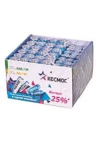 Alkaline battery AA/LR6 AAA/LR03 (pack of 48pcs) KOSMOS KOCLR620BOX