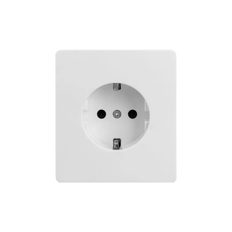 Розетка 1-м СП ROUND MIELE 16А с заземл. защ. шторки перламутр Kranz KR-78-0701-1