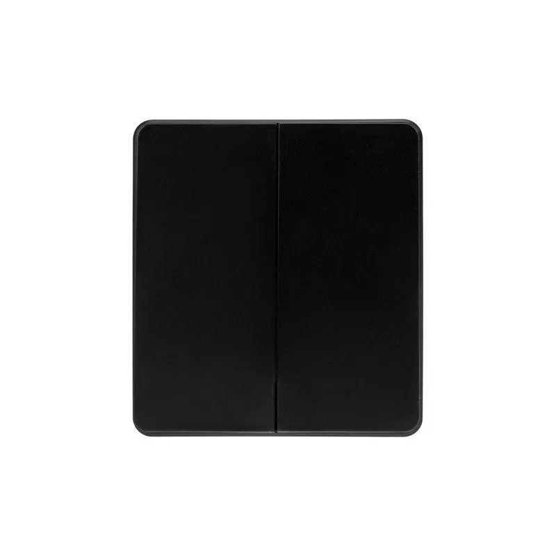 Выключатель 2-кл. СП ROUND MIELE 10А оникс Kranz KR-78-0706-3