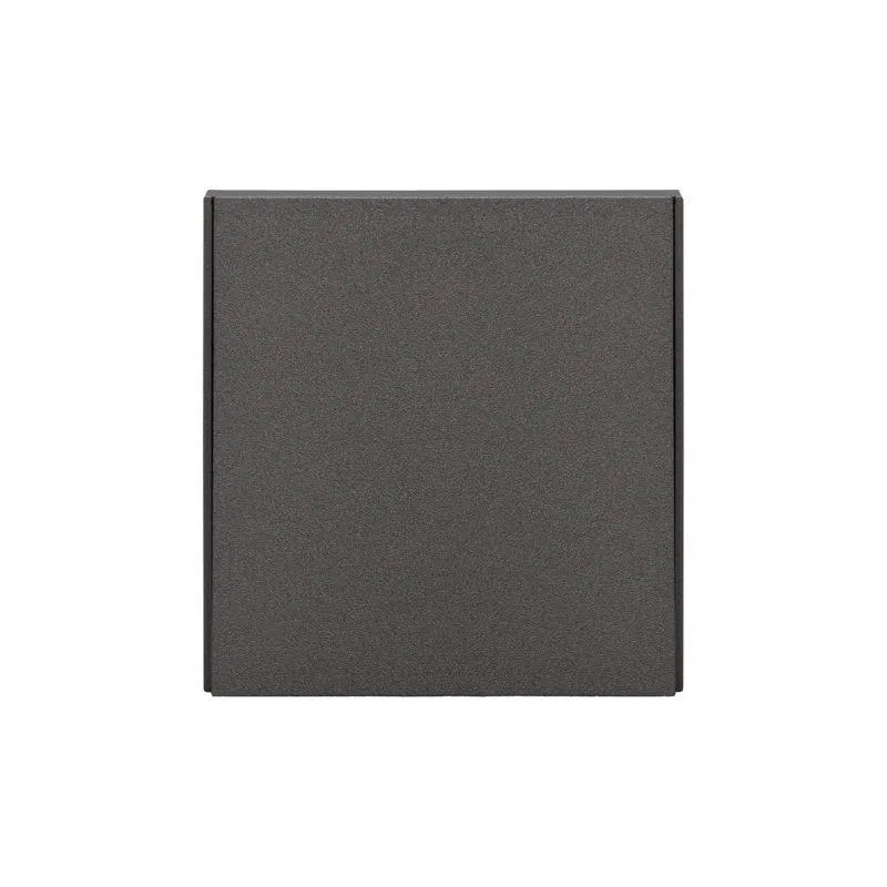Выключатель проходной (переключатель) 1-кл. СП STRONG MIELE 10А графит Kranz KR-78-0708-6