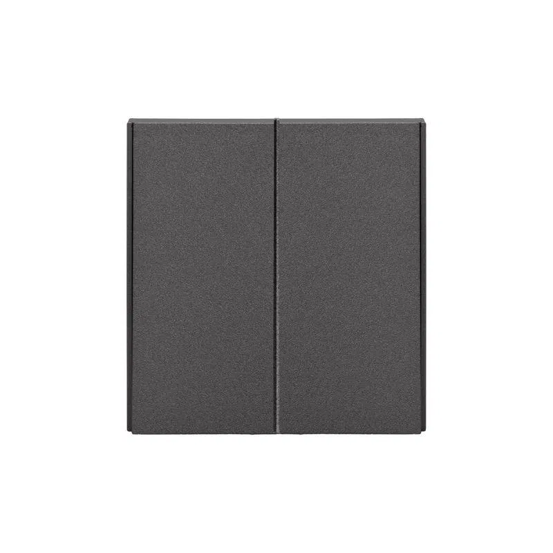 Переключатель проходной 2-кл. СП STRONG 10А графит Kranz KR-78-0709-6