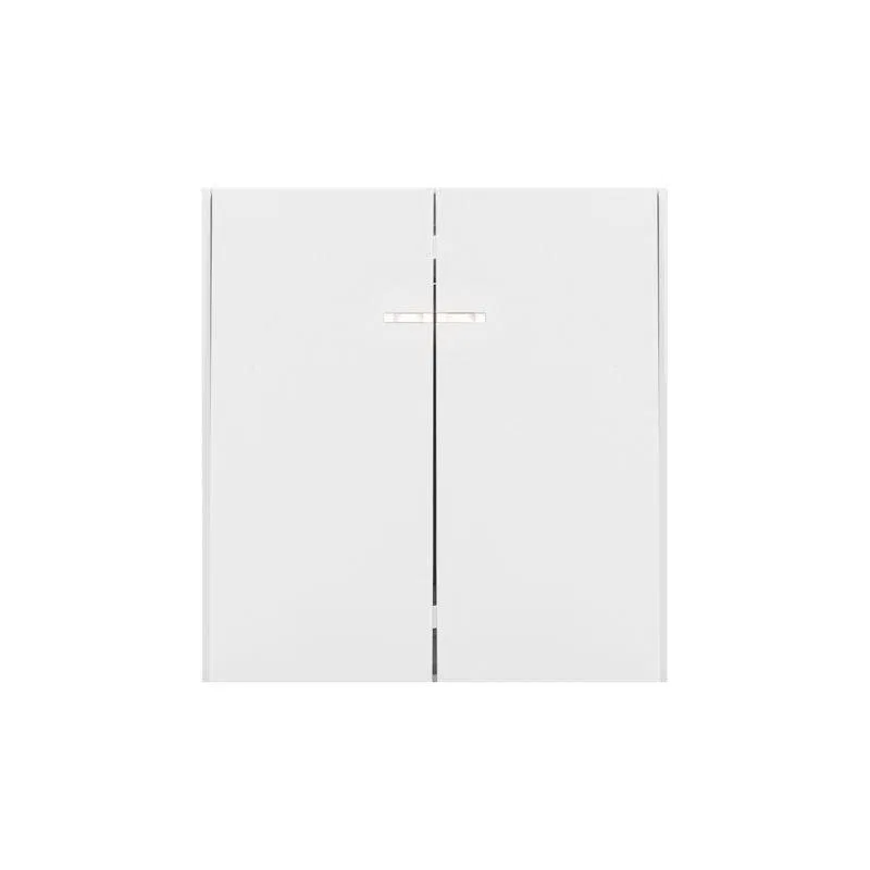 Выключатель 2-кл. СП STRONG MIELE 10А с подсветкой жемчуг Kranz KR-78-0714-4