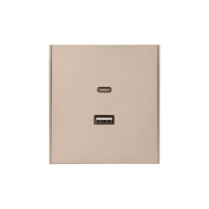 STRONG USB-A+Type-C 3A fast charging socket silk Kranz KR-78-0734-8