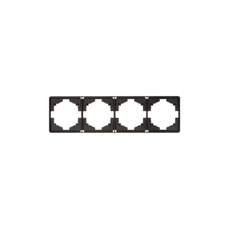 Рамка 4-м ROUND MIELE оникс Kranz KR-78-0754-3