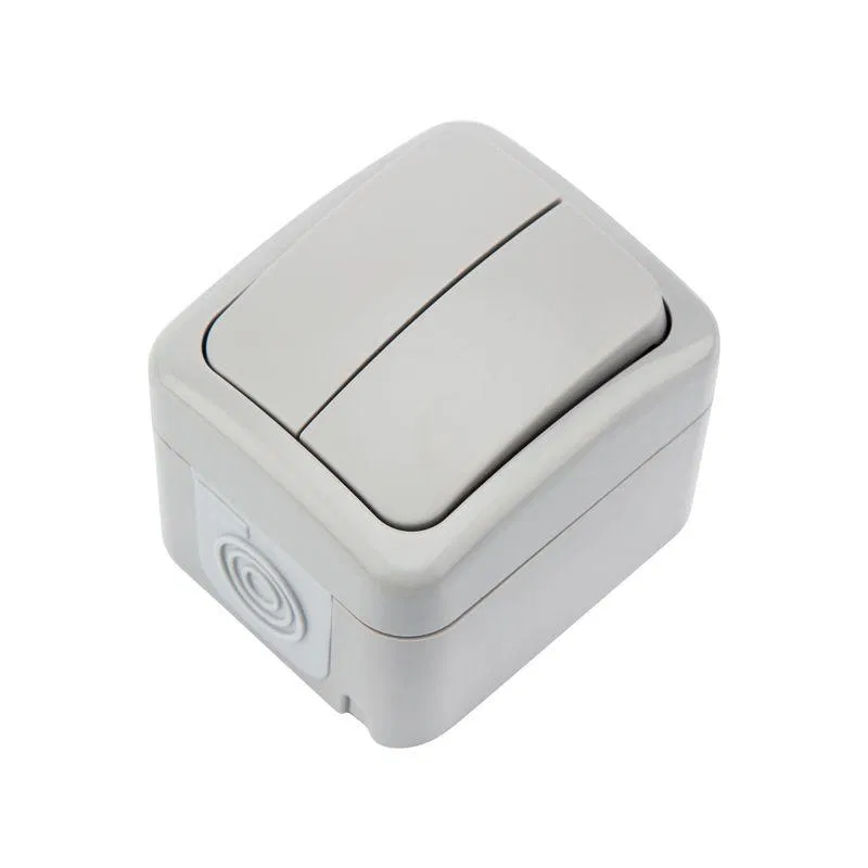 Выключатель 2-кл. ОП Mini OG IP54 сер. Kranz KR-78-0833