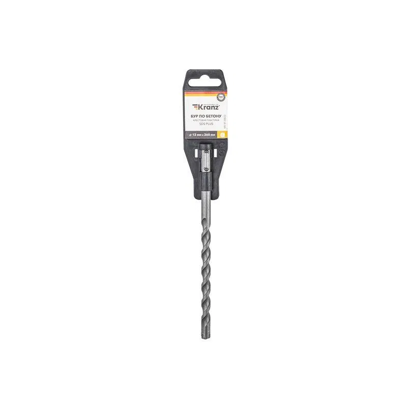 Concrete drill bit 12x260mm cross plate SDS PLUS Kranz KR-91-0823
