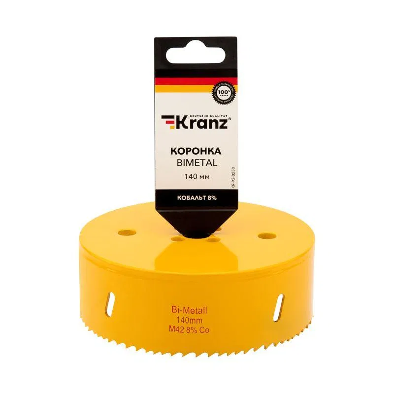 Bimetal 开孔器 140mm Kranz KR-92-0250