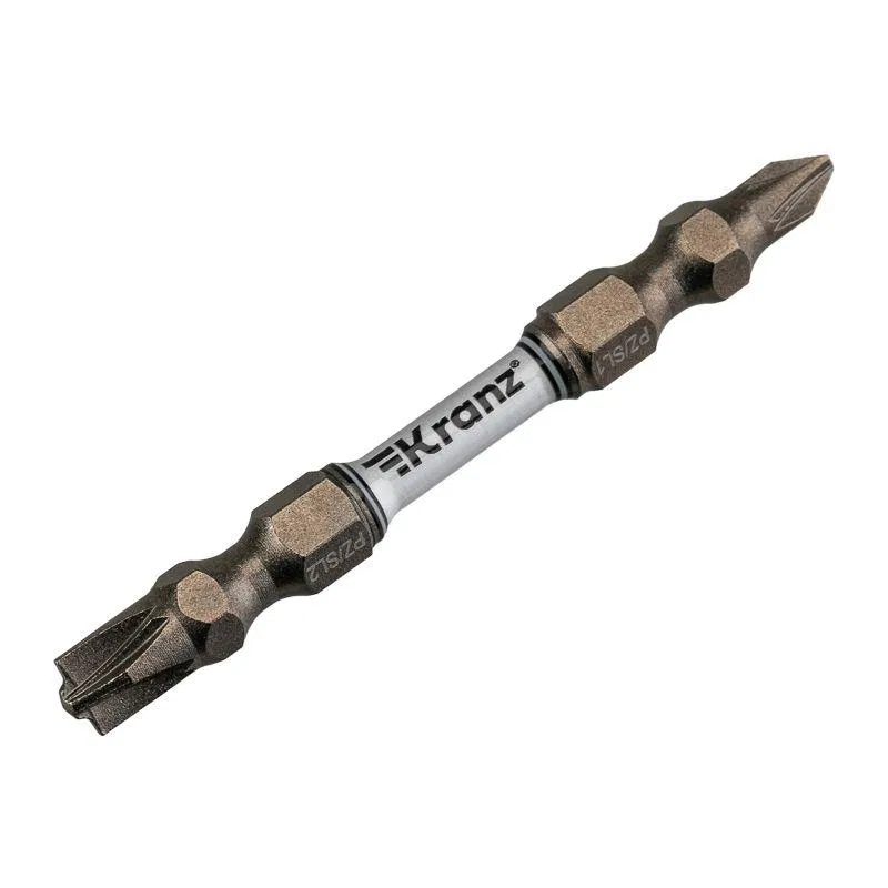 Бита для шуруповерта PZ/FL1хPZ/FL2х65мм (уп.2шт) Kranz KR-92-0451-2