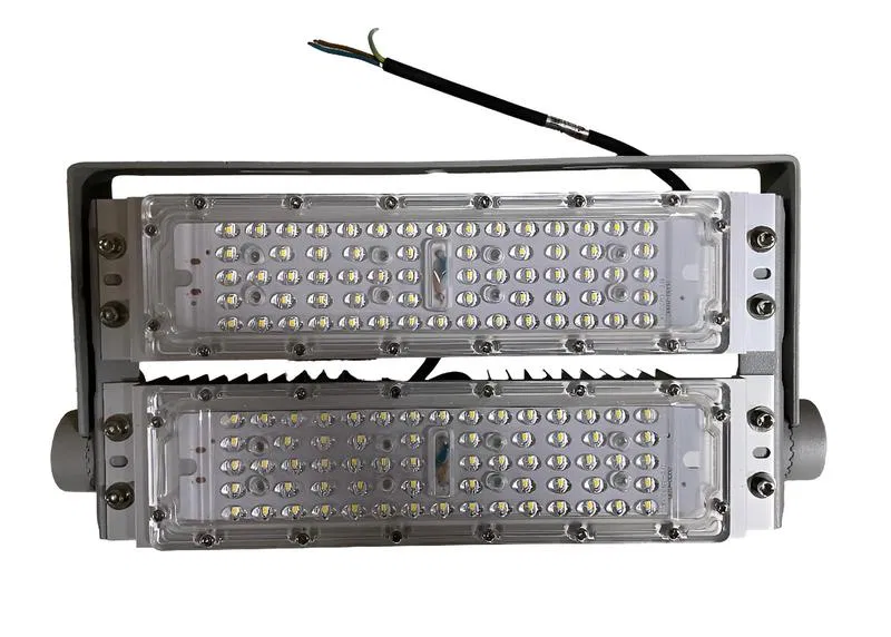 Светильник светодиодный SMD 80Вт 6000К IP67 11200лм 85-265В 350х160х80мм промышлен. на лире KRASO PR-80