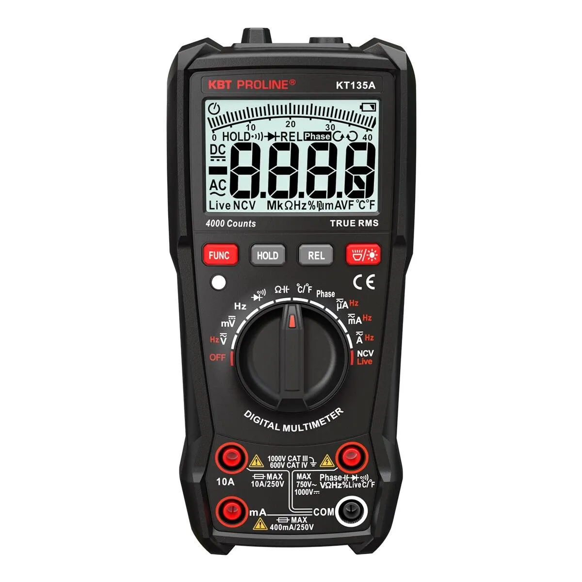 Мультиметр цифровой KT 135А серия PROLINE 101562 КВТ