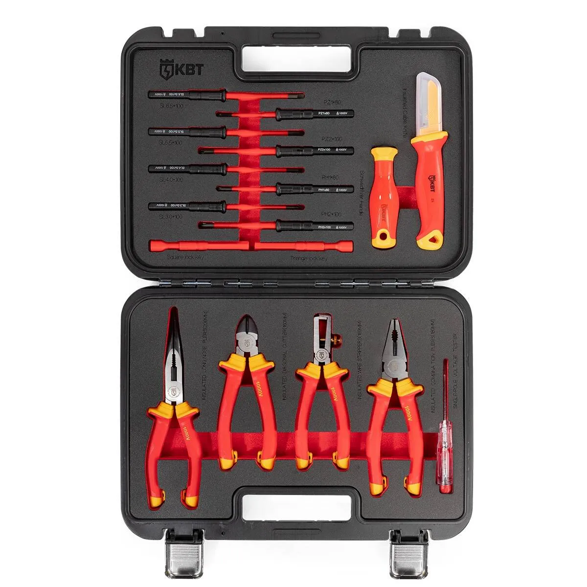 Набор диэлектрического инструмента НИИ-02 серия ПРОФИ 105635 КВТ