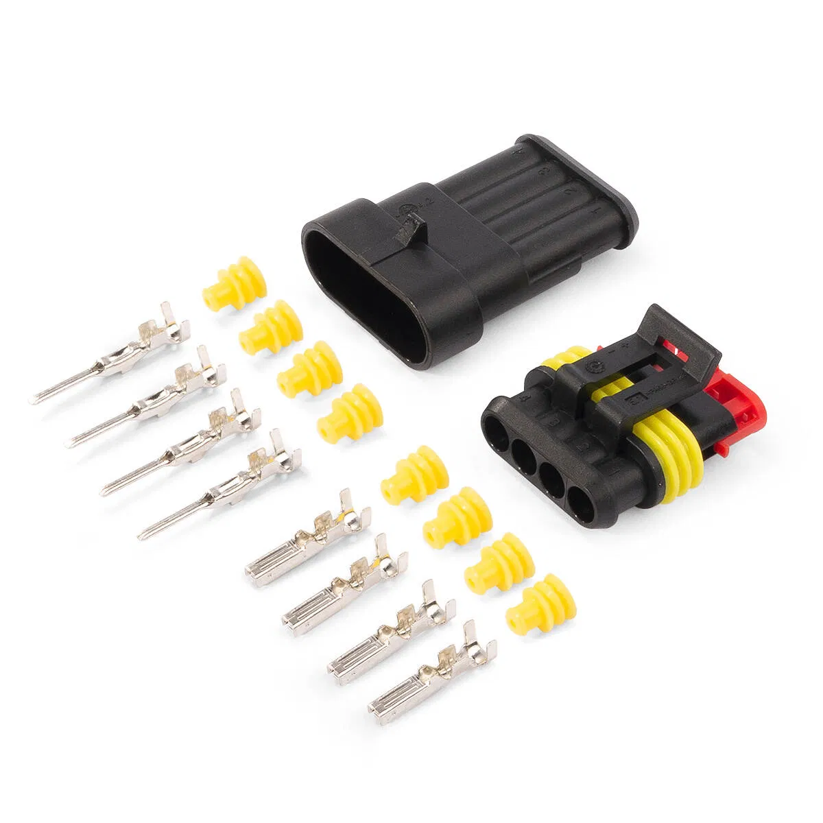Automotive waterproof connector RGA-4P (10pcs) 109240 KVT