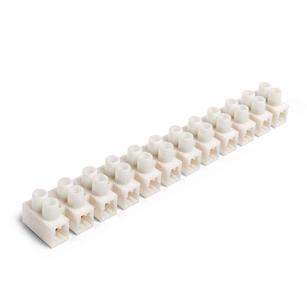 Insulated screw terminal ZVing-10A (1.5-6mm2) (white) (10pcs) 109264 KVT