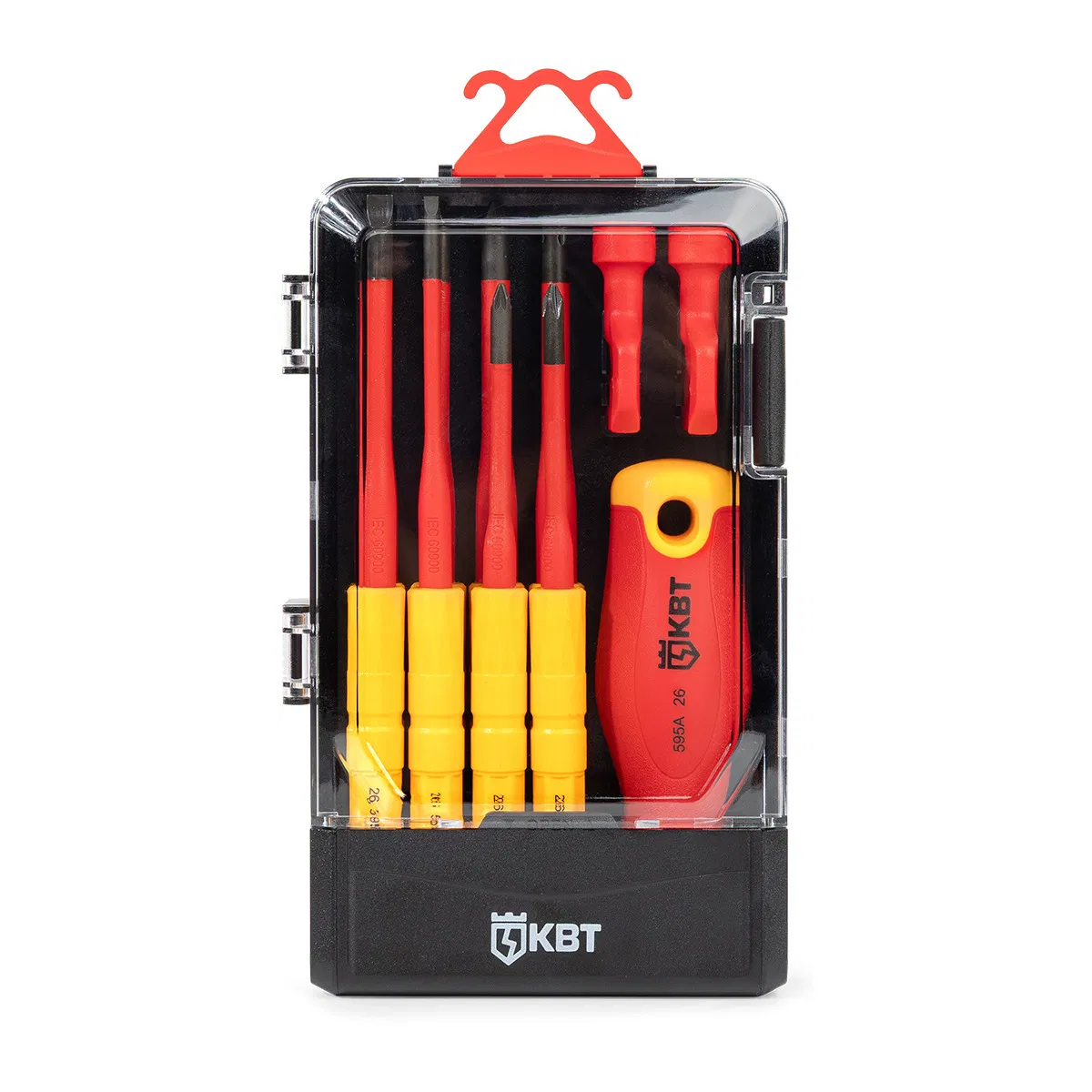 Отвертка диэлектрическая со сменными битами НИО-1111 серия СЛИМ 109332 КВТ